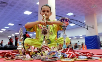 11 yaşındaki milli sporcu 7 yıla 38 madalya ve 3 kupa sığdırdı
