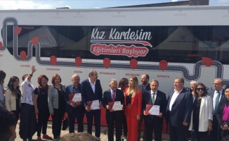 “Kız Kardeşim Eğitim Tırı“ Kayseri&#039;de