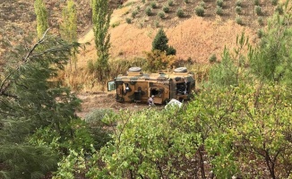 Kahramanmaraş'ta zırhlı askeri araç devrildi: 4 yaralı