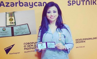 Yazarımız İrade Celil&#039;e Azerbaycan&#039;da Devlet Madalyası; Bu beni çok sevindirdi!