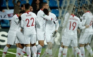 A Milliler Avrupa yolundaki son maçını rahat kazandı