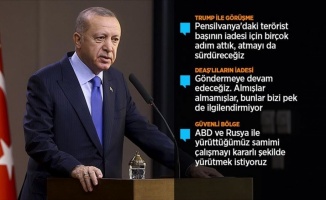 Cumhurbaşkanı Erdoğan: ABD ziyaretinde öncelikli konumuz terörle mücadele