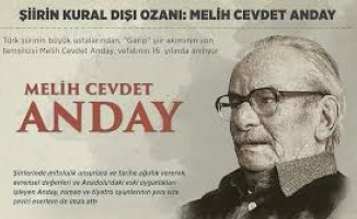 Garip akımının son temsilcisi: Melih Cevdet Anday