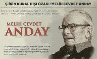 Garip akımının son temsilcisi: Melih Cevdet Anday