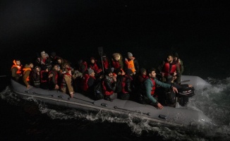 Sahil Güvenlik ekiplerinin düzensiz göçle mücadelesini görüntülendi