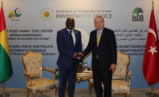 Cumhurbaşkanı Erdoğan, Gine-Bissau Başbakanı Gomes&#039;i kabul etti