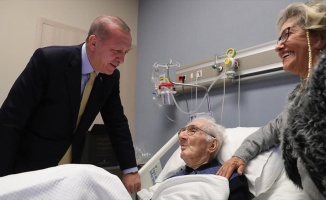 Cumhurbaşkanı Erdoğan hasta ziyaretlerinde bulundu