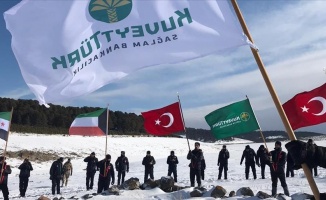 Kuveyt Türk&#039;ten karlı dağları aşan izcilere destek