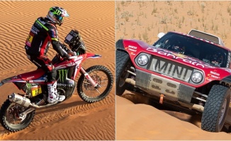 2020 Dakar Rallisi'ni otomobilde Sainz, motosiklette Barreda birinci bitirdi