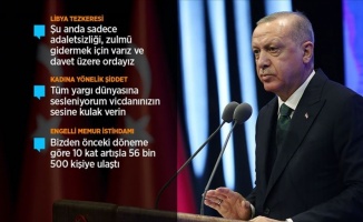 Cumhurbaşkanı Erdoğan: Kifayetsiz muhterislere en güzel cevabı milletimiz verecektir