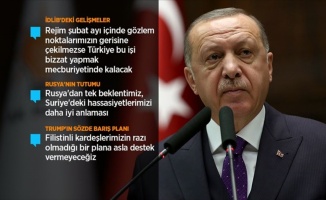 Erdoğan: Askerimize yapılan saldırı Türkiye açısından Suriye&#039;de yeni bir dönemin miladıdır