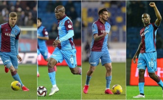 Trabzonspor'un golcü dörtlüsü