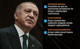 Erdoğan: Tüm AB ülkelerini İnsan Hakları Evrensel Beyannamesine uygun şekilde davranmaya davet ediyoruz