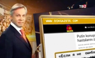Rus ulusal TV kanalında Senatör Puşkov’un sunduğu program, dikGAZETE.com yazısıyla başladı