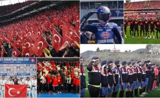 Türk spor camiası Mehmetçik için 'tek yürek'