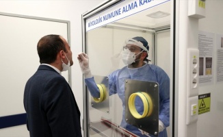 Ankara Şehir Hastanesi&#039;nde Kovid-19 teşhis ve tedavi süreçleri görüntülendi