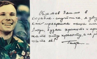 Yuri Gagarin: Ey insanoğlu, bu güzelliği yok etmeyelim!