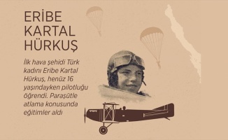 Babasının gözleri önünde şehit düşen ilk kadın havacı: Eribe Kartal Hürkuş