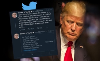Twitter'dan Trump'ın Minneapolis paylaşımına 'şiddeti yüceltme' uyarısı