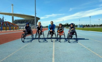 Bedensel engelliler atletizm takımının kadın sporcuları antrenmanlara başladı