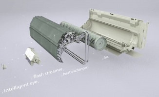 Daikin&#039;in “flash streamer“ teknolojisi, hava temizleme cihazı ile klimayı bir araya getirdi