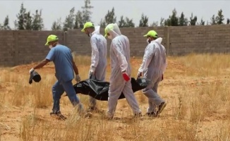 Libya&#039;da Hafter milislerinden kurtarılan Terhune&#039;de yeni toplu mezarlar bulundu