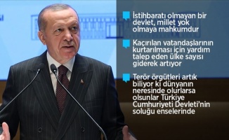 Cumhurbaşkanı Erdoğan: &quot;PKK lider kadrosu adeta hareket edemez hale getirilmiştir&quot;