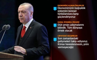 Cumhurbaşkanı Erdoğan: &quot;Ülkesinin yanında yer alan herkesten Allah razı olsun&quot;