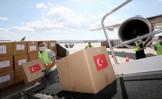 Türkiye&#039;den Kazakistan&#039;a tıbbi malzeme yardımı