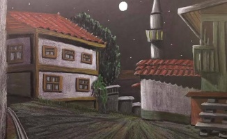 Alyona Palajçenko: Anadolu&#039;nun mehtaplı gecelerindeki küçük evlerin manzarasına &quot;aşık&quot; bir Rus gazeteci, ressam