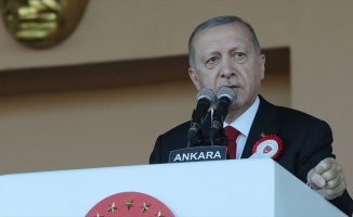 Cumhurbaşkanı Erdoğan: Karada, denizde ve havada karşımıza çıkacak herkes Türkiye&#039;nin kararlılığını gördü