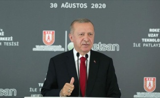 Cumhurbaşkanı Erdoğan: Sıvı yakıtlı roket motoru teknolojisinin ilk uzay denemelerine başlayacağız