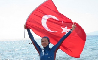 Milli dalışçı Birgül Erken&#039;den yeni dünya rekoru denemesi