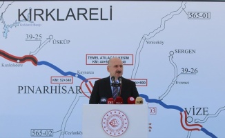 Ulaştırma Bakanı Karaismailoğlu: Saray-Kırklareli yolundan yıllık 98 milyon lira tasarruf edilecek