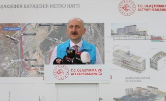 Bakan Karaismailoğlu: Başakşehir-Kayaşehir Metro Hattını yapması gerekenler yapmadığı için üzerimize aldık
