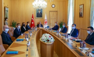 TBMM Başkanı Mustafa Şentop AİHM Başkanı Spano'yu kabul etti