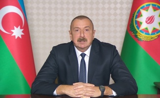 Azerbaycan Cumhurbaşkanı Aliyev: Ermenistan'ın Gence'ye saldırıları savaş suçudur