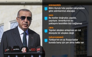 Cumhurbaşkanı Erdoğan: (Kovid-19) Toplu mekanlardan ciddi manada kaçınmak gerekiyor