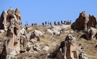 Kapadokya'yı 9 ayda yaklaşık 700 bin turist gezdi
