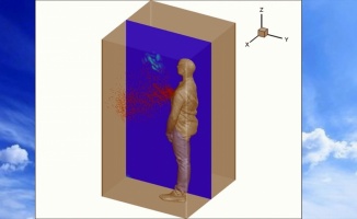 Koronavirüsün asansörde yayılımını simülasyona aktardılar