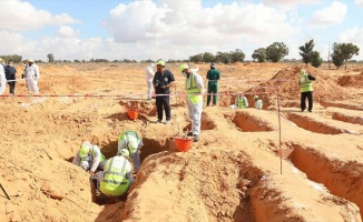 Libya'nın 'toplu mezarlar kenti' Terhune'de yeni cesetler çıkmaya devam ediyor