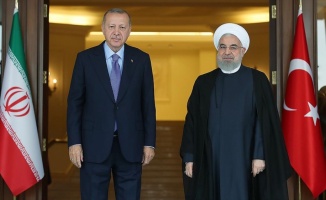Erdoğan ile Ruhani görüştü
