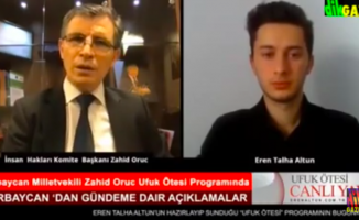 Azerbaycanlı Milletvekili Zahid Oruc, Eren Talha Altun&#039;un sorularını cevapladı