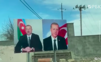Rus televizyonu, Aliyev&#039;in Şuşa yolunda gösterdiği Erdoğan’la ikili dev resmini “İki gardaş!” sözleri ile aktardı