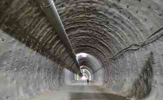 Çorum&#039;da yapımı devam eden Kırkdilim Tünelleri&#039;nde sona geliniyor