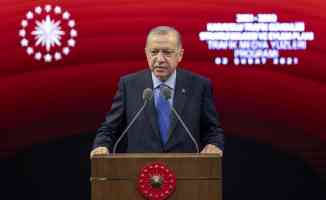 Cumhurbaşkanı Erdoğan: İstisnasız herkesin trafik güvenliği hususundaki çalışmalara destek vermesi şarttır