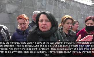 Ermenistan&#039;da aileler tekrar ayaklandı: Çocuklarımız Karabağ&#039;da askerlik yapmamalı!