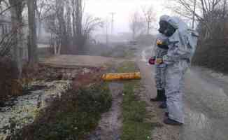 Sakarya&#039;da kimyasal gazdan etkilenen ikisi polis 12 kişi hastaneye kaldırıldı