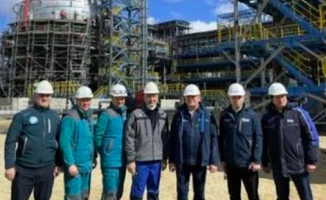 Erman Ilıcak, Rusya&#039;da “Rönesans” projelerinden Amur Gaz İşleme Tesisi’ni ziyaret etti