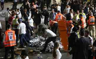 İsrail&#039;de, Lag BaOmer Bayramı kutlamalarında yaşanan izdiham nedeniyle en az 38 kişi öldü